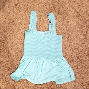Pink Lily crop top small mint